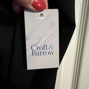 Croft & Barrow Mineral Black Women's Pants